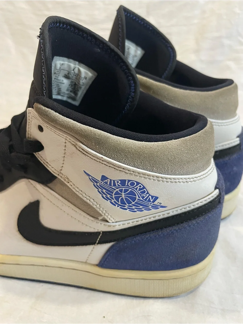 Nike Air Jordan 1 Mid Sisterhood Game Royal Blue White Black Men’s 11 852542-102